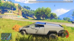 ЧТО БУДЕТ ЕСЛИ ПОЛУЧИТЬ 100 ЗВЁЗД РОЗЫСКА ! УГНАЛ ВНЕДОРОЖНИК TESLA CYBERTRUCK В GTA 5 С МОДАМИ !