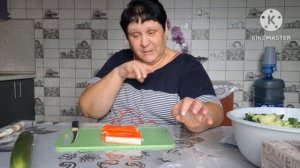 ВКУСНЫЙ САЛАТ #ПОЛУЧИЛА ТРАВМУ#НУЖЕН СОВЕТ.