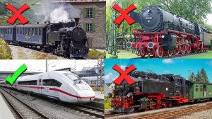 Сборник учим поезда. Изучаем железнодорожный транспорт для детей. Развивающее видео для малышей