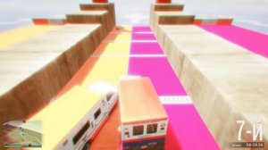 ЭТО САМЫЙ АДСКИЙ СПУСК БЕЗ КОЛЁС ПО ЛЬДУ С МИНАМИ ! - СПУСК БЕЗ ТОРМОЗОВ В ГТА 5 ОНЛАЙН