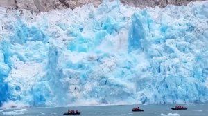 Разрушительные падения ледников .