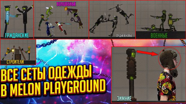ВСЕ СЕТЫ ОДЕЖДЫ В MELON PLAYGROUND.
