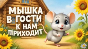 Мультфильм для детей. Мышка в гости к нам приходит