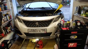 Peugeot 3008 2.0 HDi 150 DW10FD полная замена масла в АКПП AISIN EAT6 чистка ёжиков на магнитах СПб