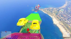 ЭТО СТРАШНЫЙ СПУСК БЕЗ ТОРМОЗОВ ! ЛАЙФХАКИ ИЗ ТИК ТОКА ! - СТЕНКА НА СТЕНКУ В ГТА 5 ОНЛАЙН