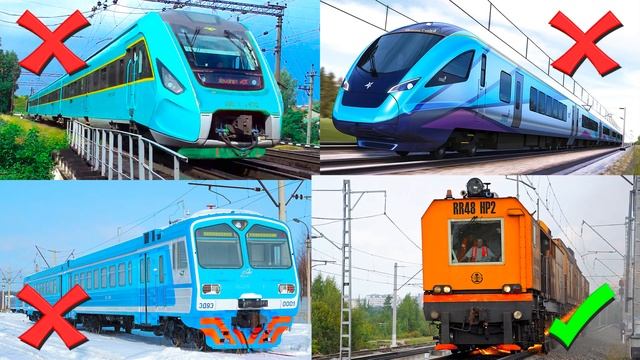 Узучаем поезда и цвета. Найди лишнюю картинку - викторина про поезда смотреть онлайн