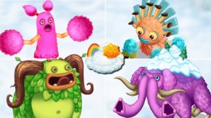 Остров Облаков - Все Монстры, Песни и Анимации (My Singing Monsters, Мои Поющие Монстры, Msm, Мсм)