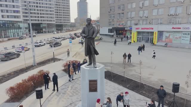 Торжественное открытие памятного комплекса Г.П. Лыщинскому