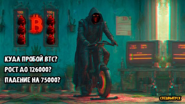 Куда ПРОБОЙ BTC Рост до 126000 Падение на 75000 Вайкофф указывает путь биткоин