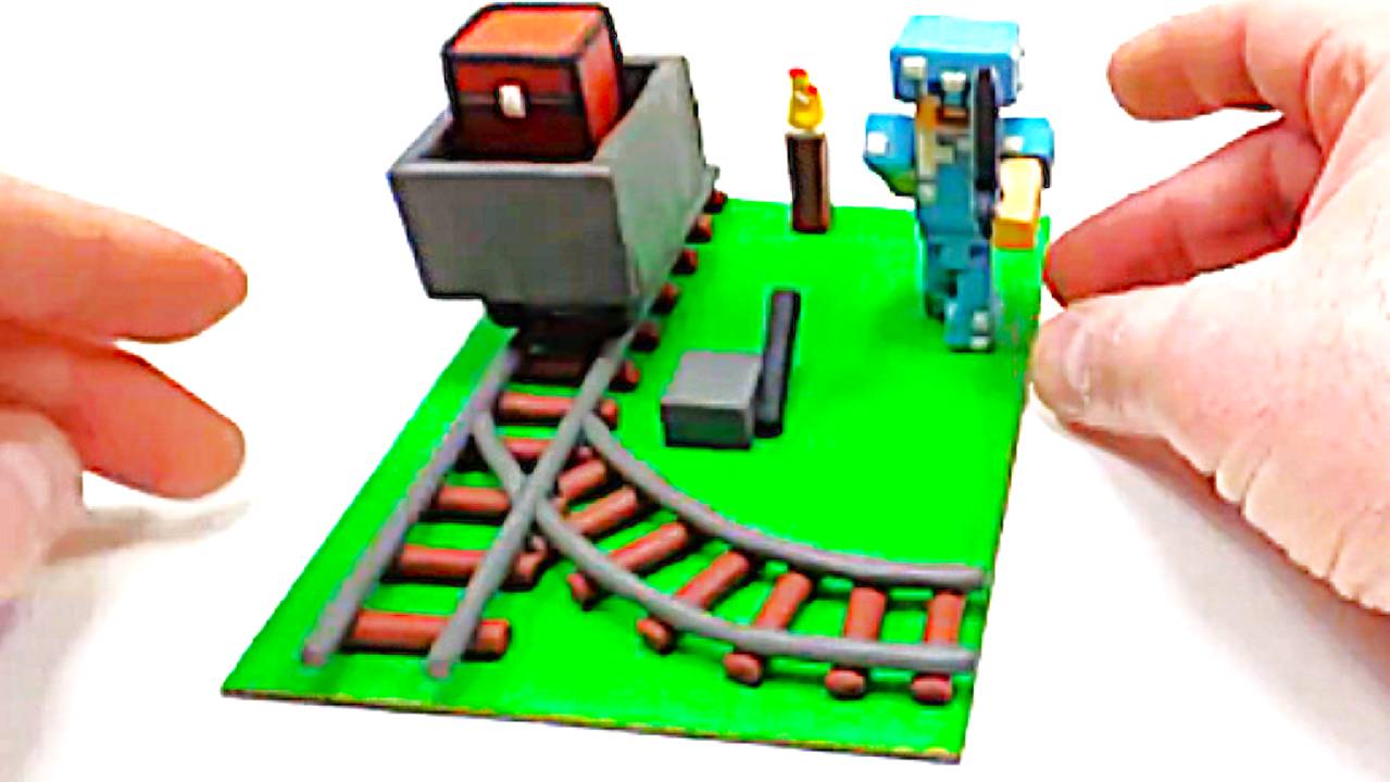 ЛЕПИМ МАЙНКРАФТ из ПЛАСТИЛИНА смотреть онлайн