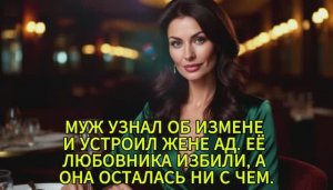 МУЖ УЗНАЛ ОБ ИЗМЕНЕ И УСТРОИЛ ЖЕНЕ АД. ЕЁ ЛЮБОВНИКА ИЗБИЛИ, А ОНА ОСТАЛАСЬ НИ С ЧЕМ.