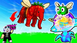 МАКСИМАЛЬНАЯ ЭВОЛЮЦИЯ БРЕЙНРОТ ПЧЁЛ В РОБЛОКСЕ! ROBLOX Bee Garden