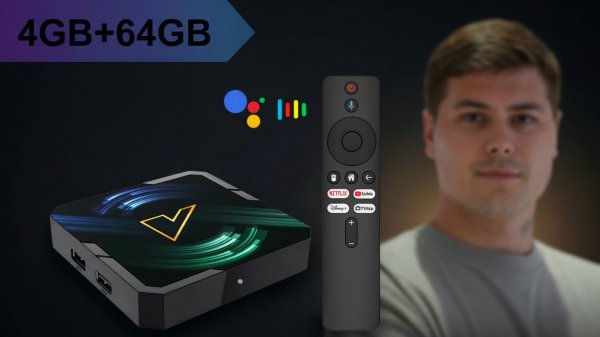 VONTAR R5 ATV - БЮДЖЕТНЫЙ ТВ-БОКС на REALTEK 1325 с AI за 2700₽! Android TV 14, 4K HDR