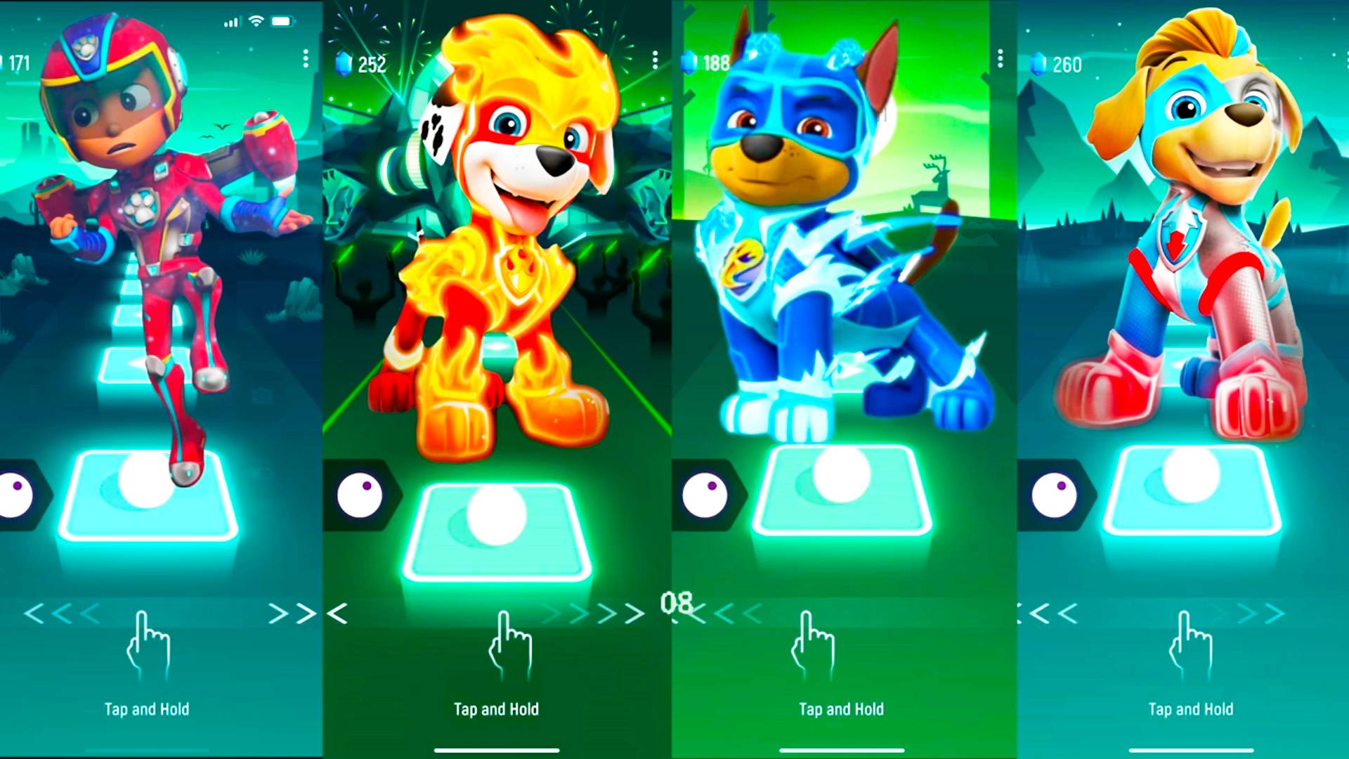 Мультики для Детей Paw Patrol Megamix - Райдер, Маршалл, Крепыш, Гончик смотреть онлайн