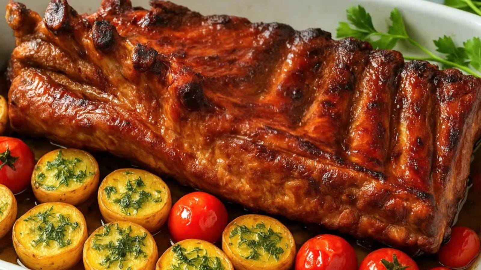 ЛУЧШЕЕ МЯСО НА ПРАЗДНИЧНЫЙ СТОЛ! Сочные СВИНЫЕ РЕБРА в духовке просто и быстро. Свиные Ребрышки. смотреть онлайн