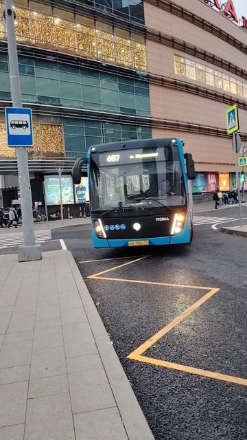 Автобус Нефаз 5299 борт 192844, маршрут 687 смотреть онлайн