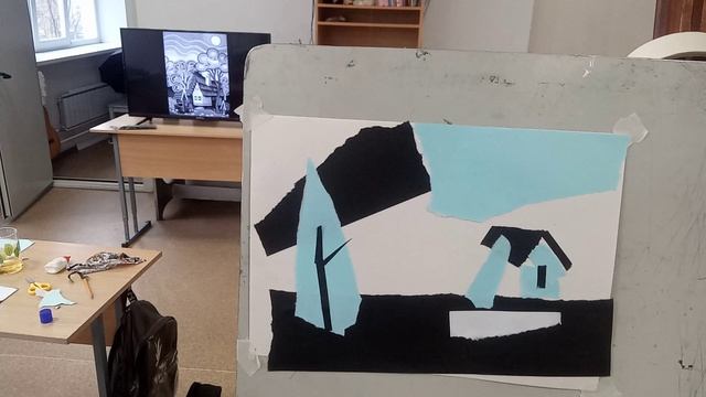 Абстрактная композиция и сюжет.