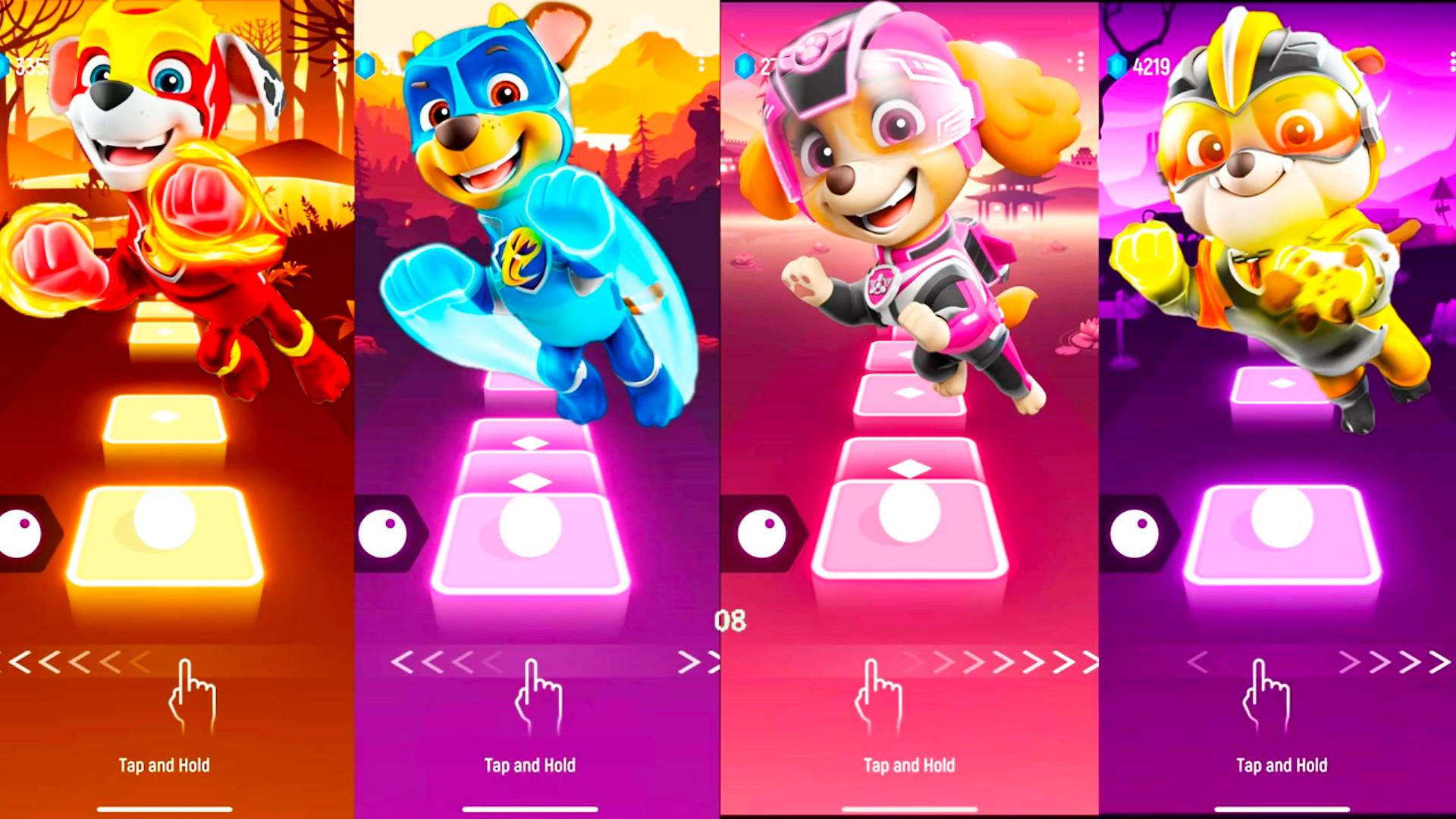 Мультики для Детей Paw Patrol Megamix - Райдер, Маршалл, Крепыш, Скай смотреть онлайн