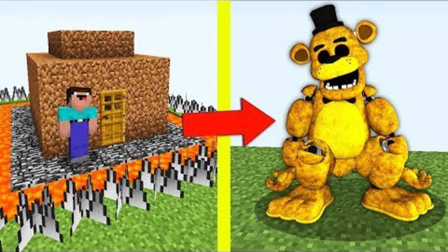 НУБ ПОСТРОИЛ САМЫЙ ЗАЩИЩЕННЫЙ ДОМ МАЙНКРАФТ! НУБ ПРОТИВ ФРЕДДИ ЕХЕ ТРОЛЛИНГ ЛОВУШКА MINECRAFT Мульт смотреть онлайн