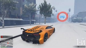 БЕРЕГИСЬ ! ТОРМОЗИ, ТАМ ОБРЫВ ! БЕЗУМНЫЕ НОВОГОДНИЕ ГОНКИ НА СУПЕРКАРАХ В GTA 5 ONLINE