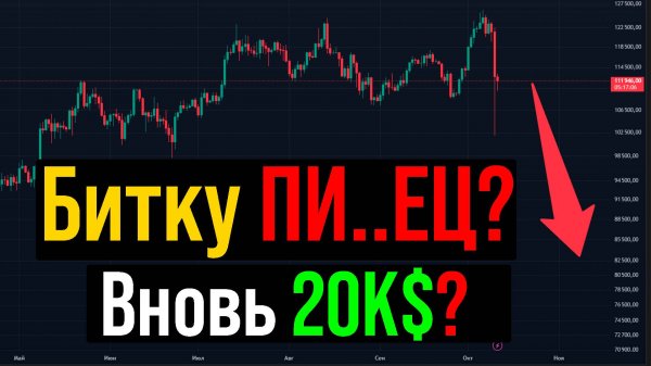 🔴Биток - ЗАВТРА КРАХ?! Что происходит? Что будет с Биткоином?