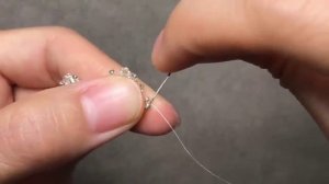 Браслет "Снежинки"❄️ из бисера и бусин