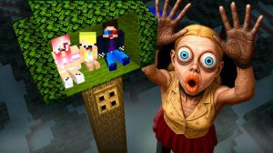 🌳ПОСТРОИЛИ ДОМ НА ДЕРЕВЕ ОТ СТРАШНОЙ СОСЕДКИ В МАЙНКРАФТ! ШЕДИ ЛЕСКА И НУБИК MINECRAFT