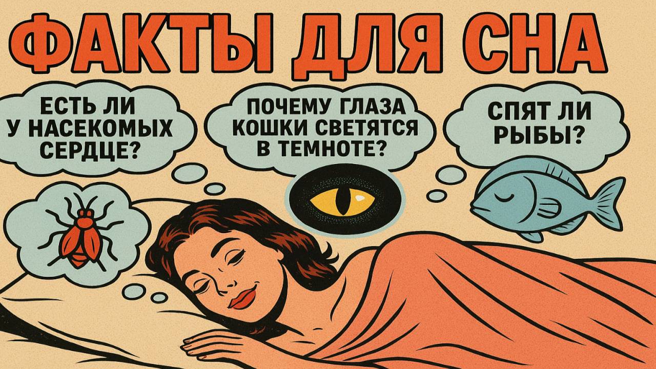 Факты для сна: интересные факты про животных, чтобы быстро уснуть смотреть онлайн