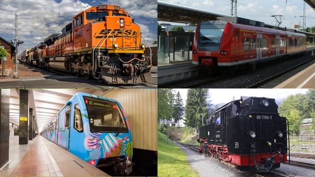 Учим цвета и поезда. Обучающее видео смотреть онлайн