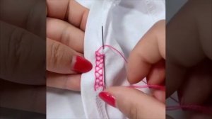 Машинный шов вручную 🧵