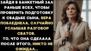ИСТОРИЯ ИЗ ЖИЗНИ/Перед свадьбой сына женщина случайно услышала разговор сватов