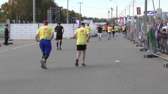 300 м до финиша Московского Марафона - 2015