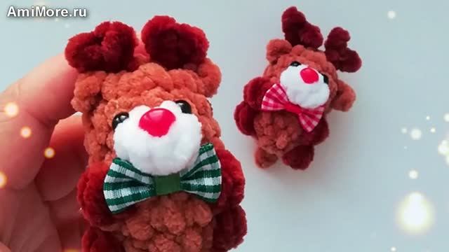 Амигуруми: схема Оленёнок | Игрушки вязаные крючком смотреть онлайн