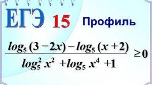 Логарифмическое неравенство. ОДЗ