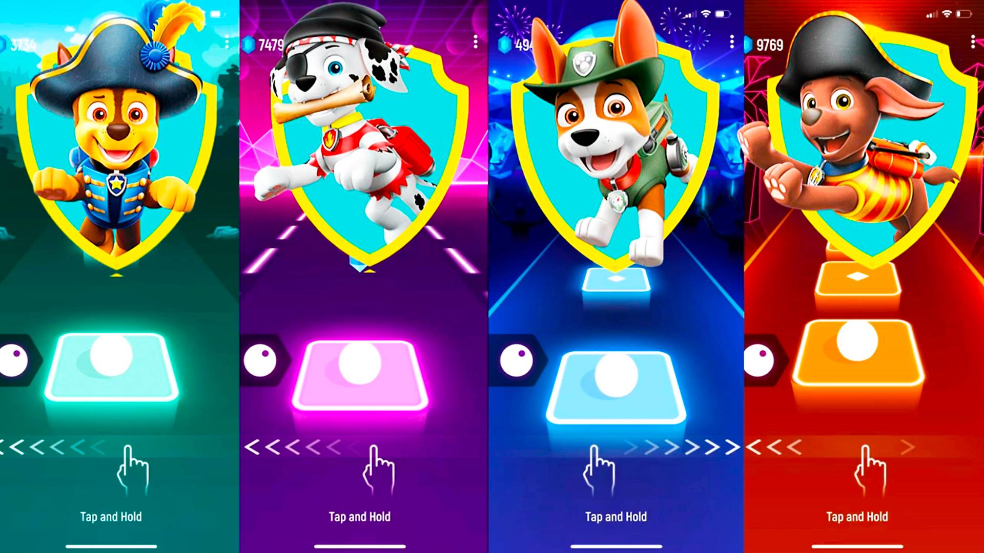 Мультики для Детей Paw Patrol Megamix - Маршалл, Крепыш, Зума, Трекер смотреть онлайн