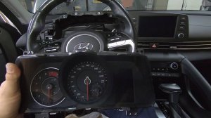 Снятие панели приборов Hyundai Elantra CN7