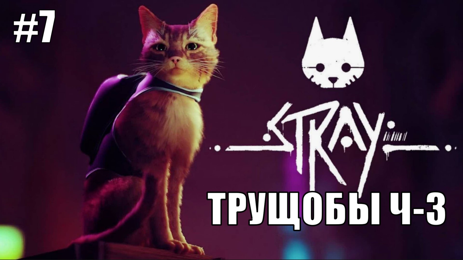 Stray Полное Прохождение на PS5 #7 Трущобы Ч-3 #stray #ps5 #ps4 #sony #cats #animals #прохождение