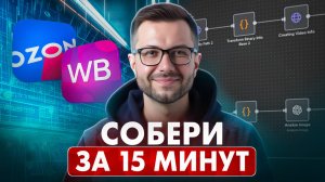 🔥 ИИ-АГЕНТ САМ ДЕЛАЕТ КАРТОЧКИ для Ozon/WB: фото → интерьер → ВИДЕО | KLING AI, NANA BANANA