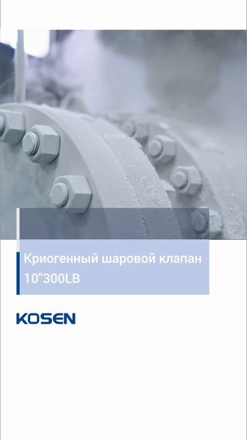 10” 300LB Криогенный шаровой клапан – процедура кр-KOSEN