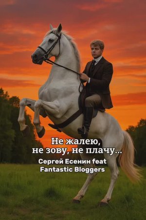 Не жалею, не зову, не плачу... Сергей Есенин feat Fantastic Bloggers