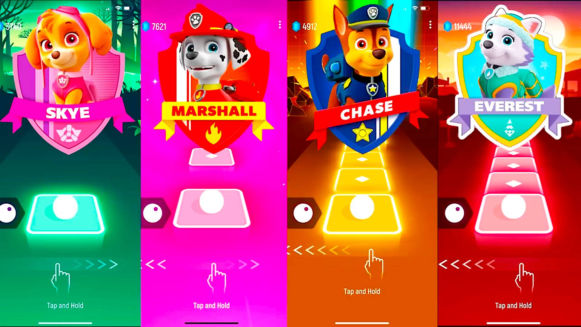 Мультики для Детей Paw Patrol Megamix - Скай, Гончик, Маршалл, Эверест смотреть онлайн