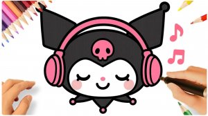 КАК ЛЕГКО НАРИСОВАТЬ КУРОМИ В НАУШНИКАХ 🎵