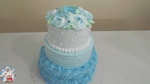 Трехъярусный Свадебный торт