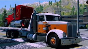 Грузовики против ям и лежачих полицейских BeamNG Drive