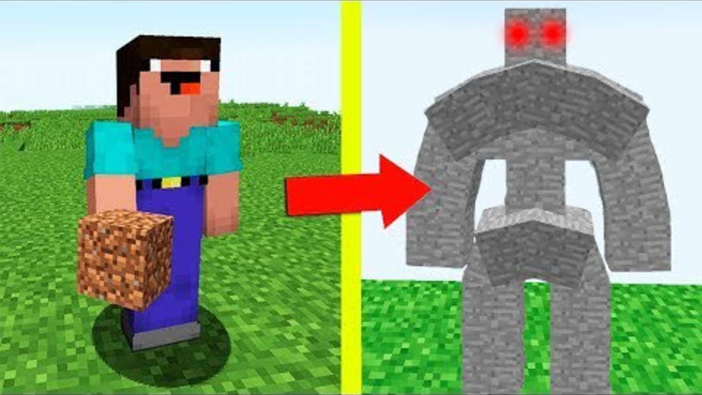 НУБ ПРЕВРАТИЛСЯ В КАМЕННЫЙ ГОЛЕМ В МАЙНКРАФТ! Неудачник Нуб Мультик и ТРОЛЛИНГ ЛОВУШКА MINECRAFT смотреть онлайн