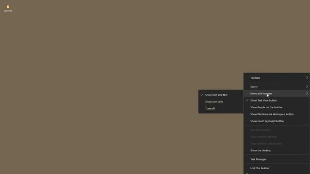 how to remove microsoft news from taskbar windows 10 смотреть онлайн