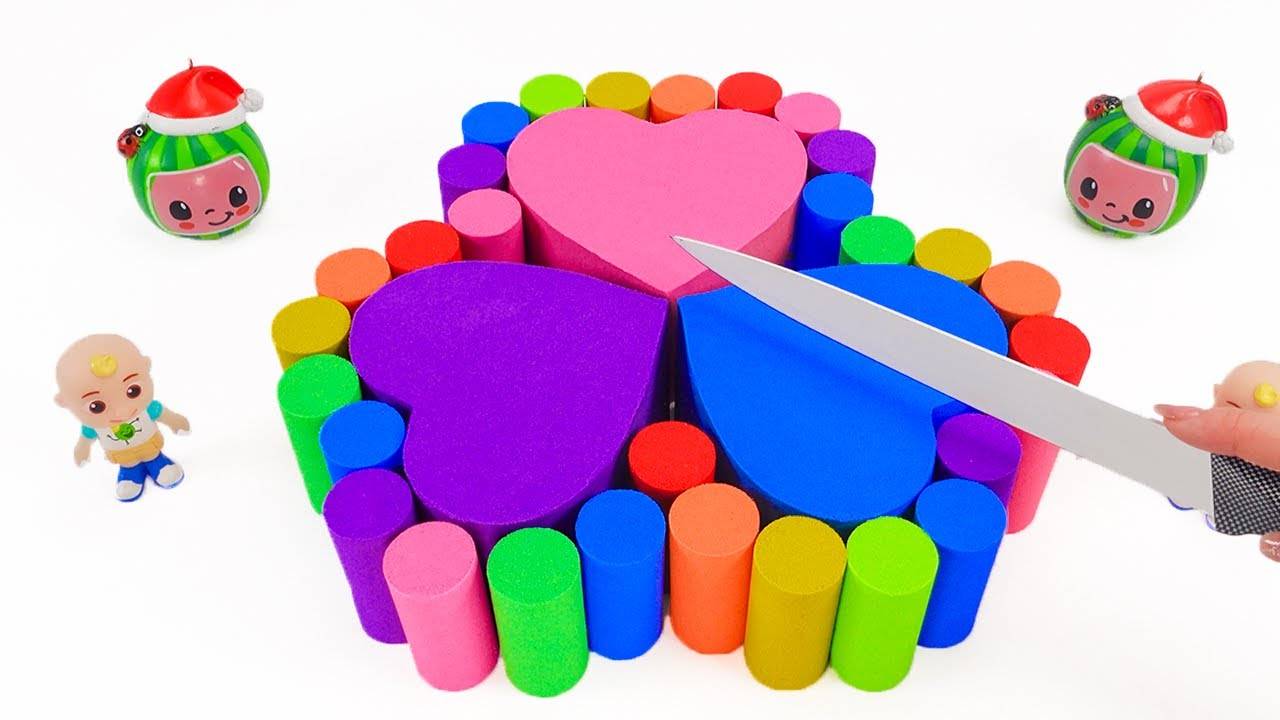 ЛЕПИМ СЕРДЕЧКИ ИЗ КИНЕТИЧЕСКОГО ПЕСКА ВИДЕОЛЕПКА ВИДЕО МУЛЬТИКИ ДЛЯ ДЕТЕЙ КАНАЛ ИГРАЛКИ-ЗАЛИПАЛКИ смотреть онлайн