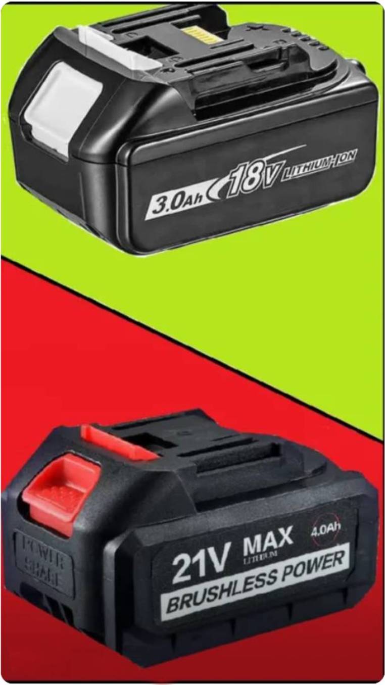 Можно ли вместо аккумулятора 18V использовать аккумулятор 21V? Или инструмент сгорит? смотреть онлайн