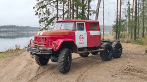ЗИЛ на ЯМЗ первые испытания в осенней грязи