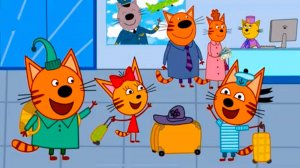 Карамелька три кота Раскраска | Три кота раскраска | Три кота игра | Мультик Три кота